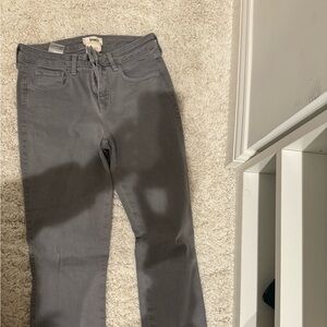 LAGENCE  Brigitte mid rise skinny jeans in gray size 27